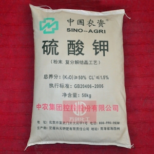 硫酸鉀，K2SO4